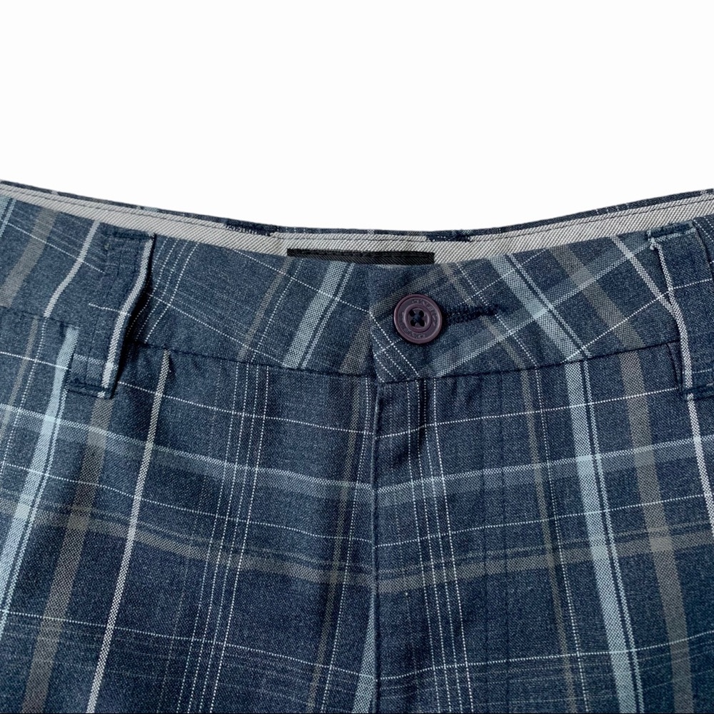 O’Neill Plaid Shorts Size 34 Gray Tan